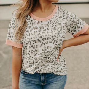 Leopard Print T Shirt